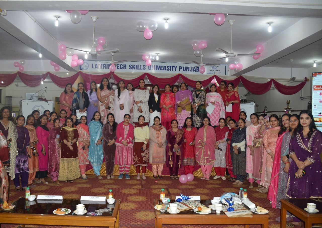 Lamarin Tech Skills University Punjab celebrated International Women's Day with the theme “Panache”.